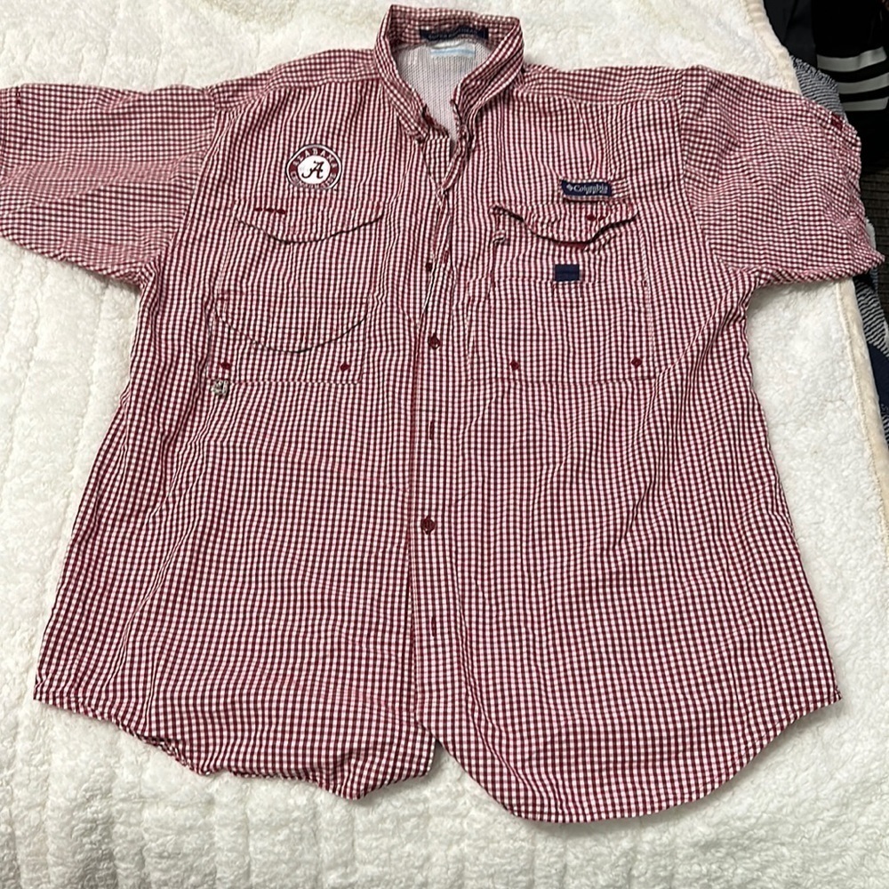 Mens Columbia PFG UA crimson tide football